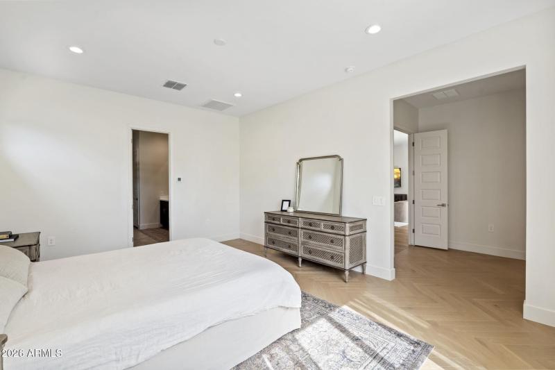 Primary Bedroom, double doors to enter