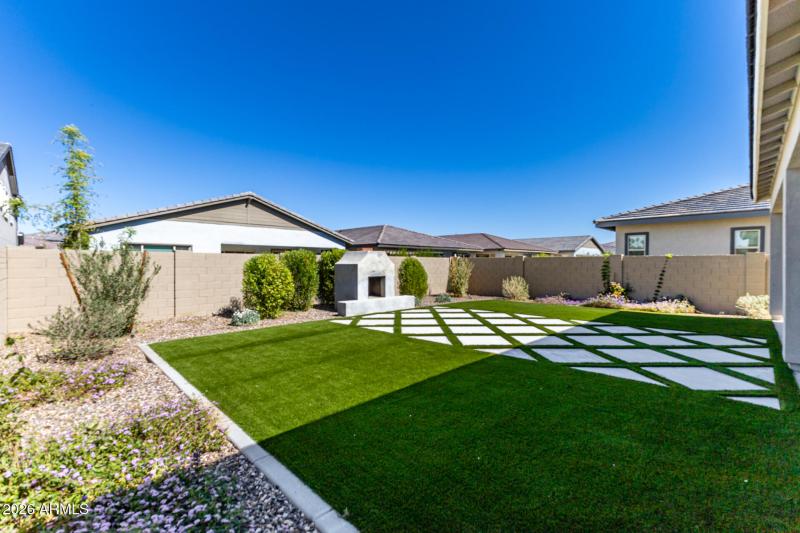 N/S exposure provides ample shade