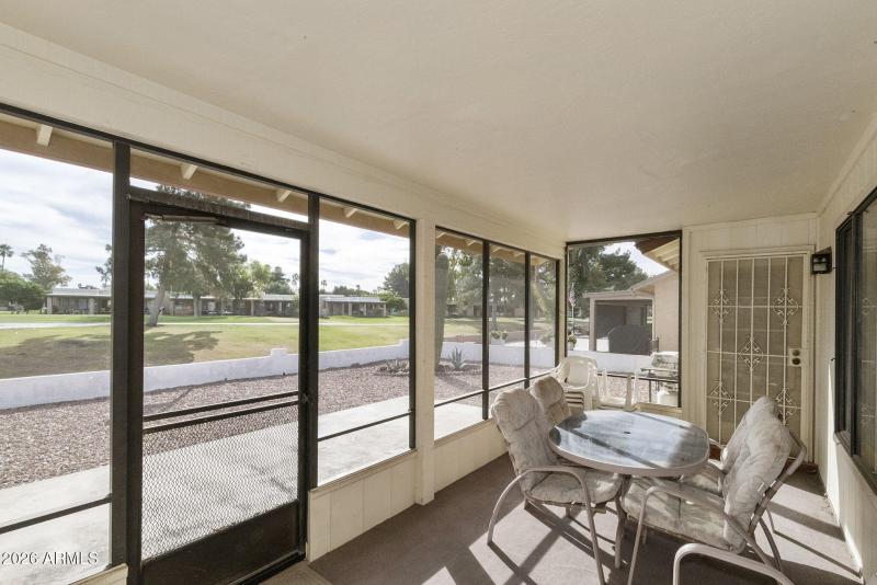 Screened -In Back Patio