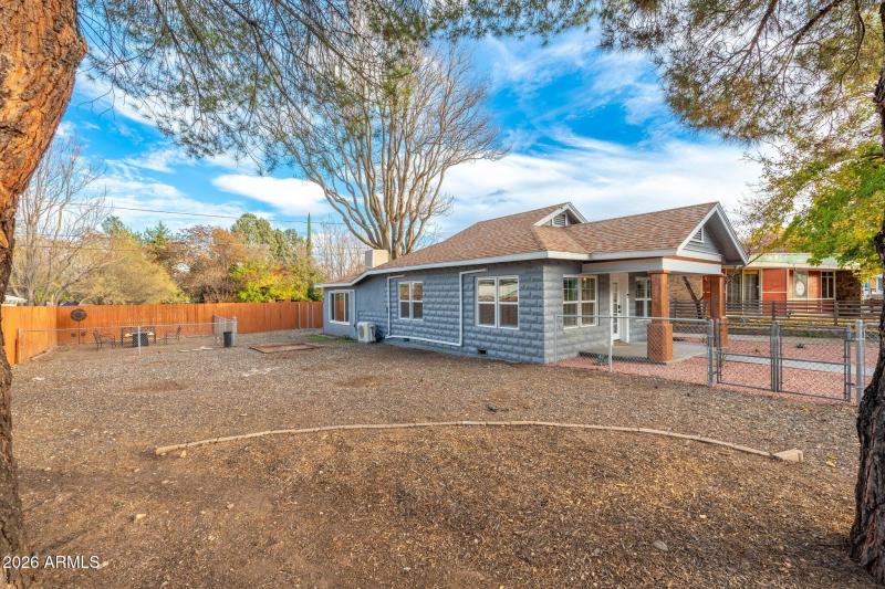 Backyard with room for ADU