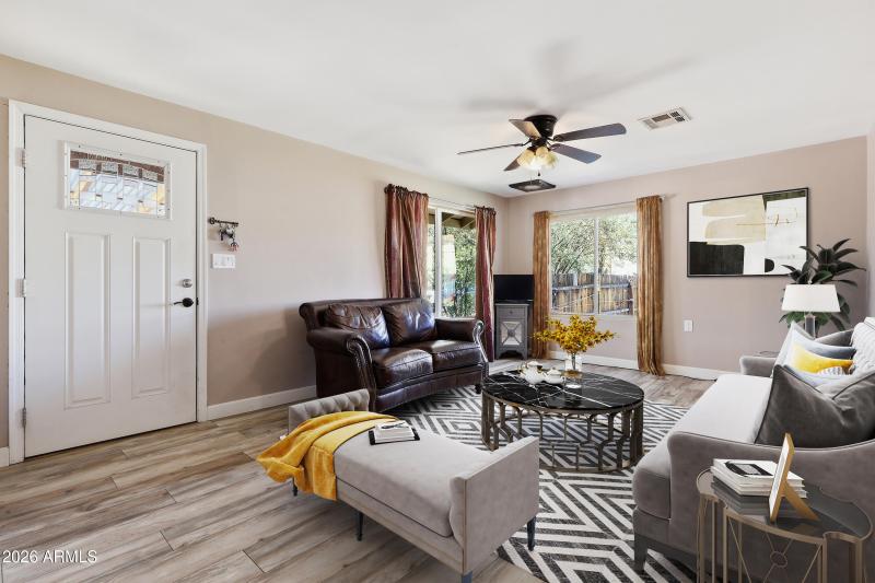 Virtually Staged Great Room