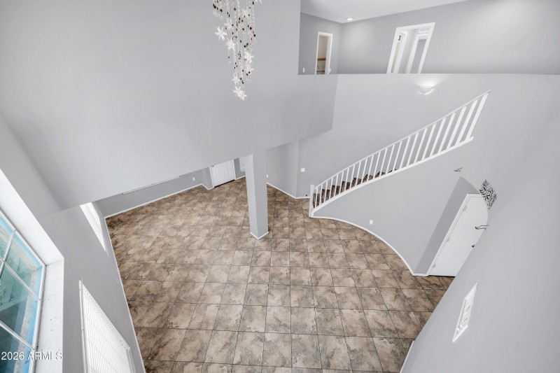 View downstairs from Loft