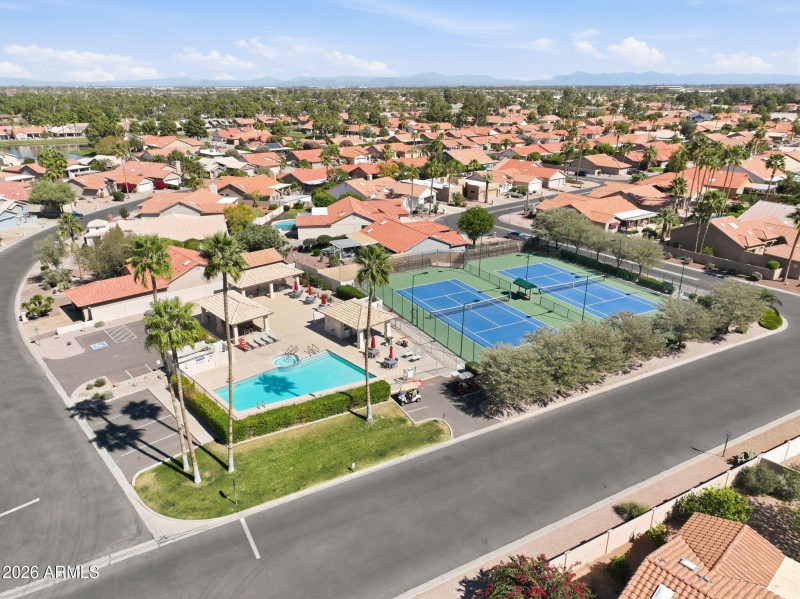 Pool and Tennis Courts