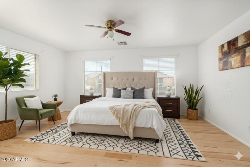 Primary Bedroom - Virtually Staged