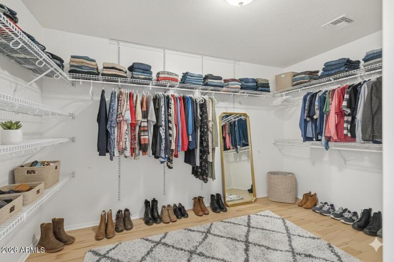 Primary Bedroom Closet - Virtually Stage