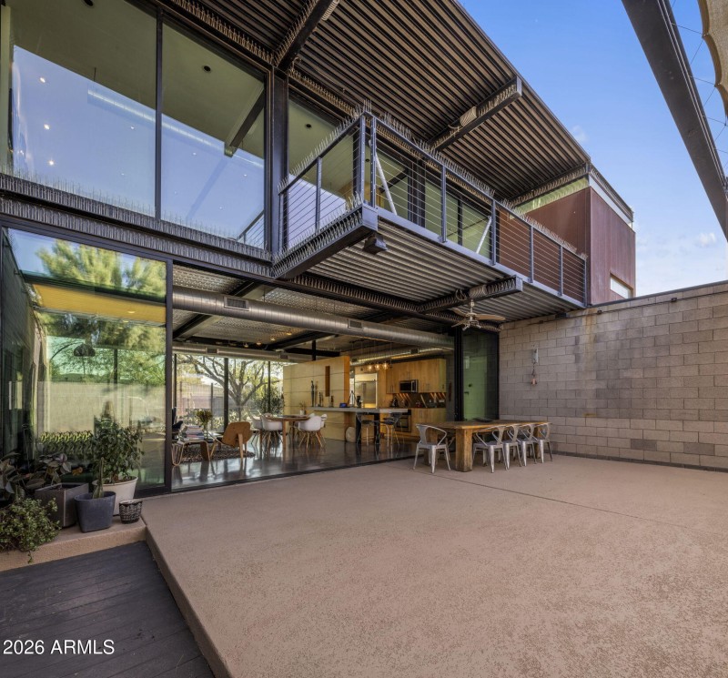 Backyard Looking back to house