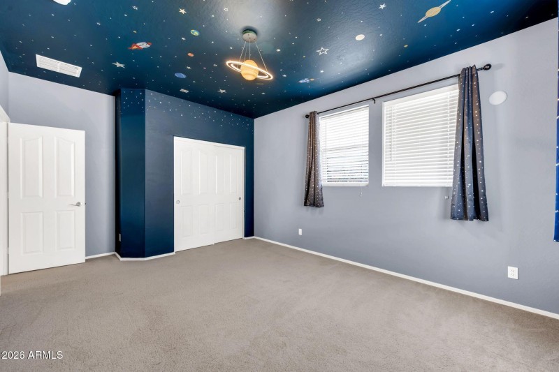 Upstairs guest bedroom one