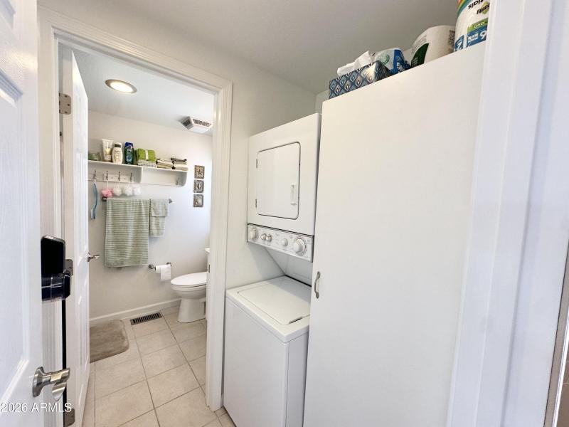 LAUNDRY AREA OFF BATHROOM