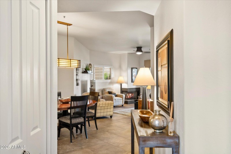 Entryway into living space