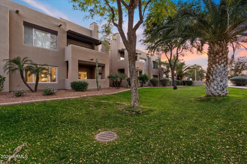 Twilight into back patio 2