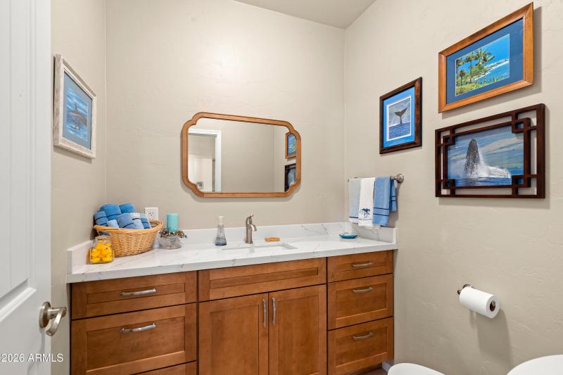 Additional Half Bath off the Living Room