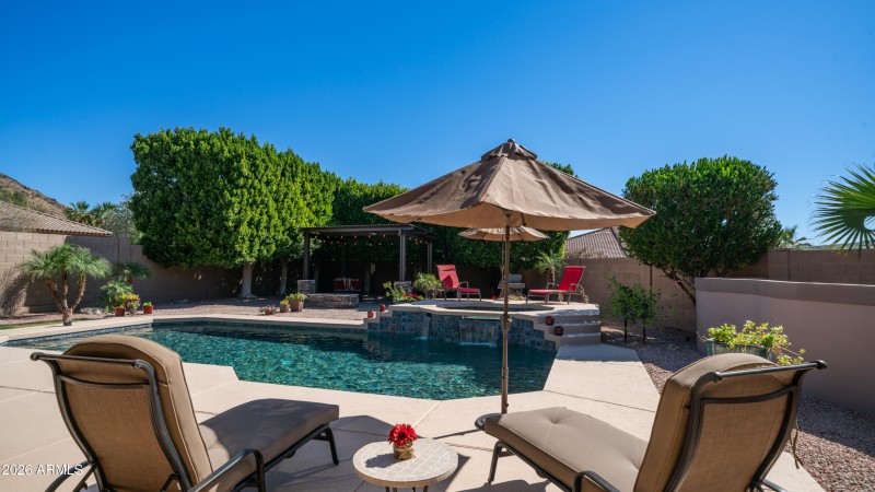 expansive deck areas