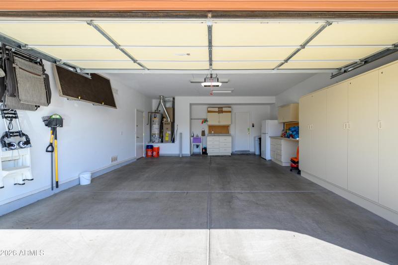 Extended Garage W/Cabinets