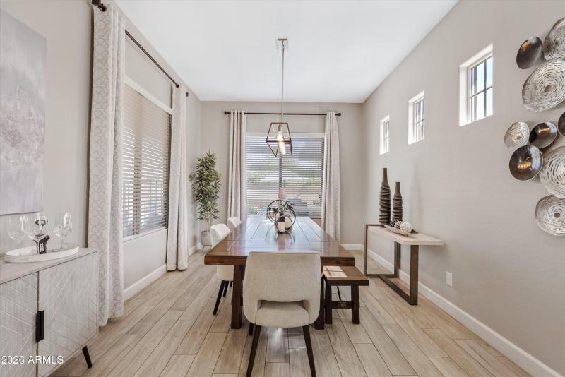 Formal kitchen dining