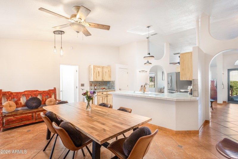 Dining Room into Kitchen