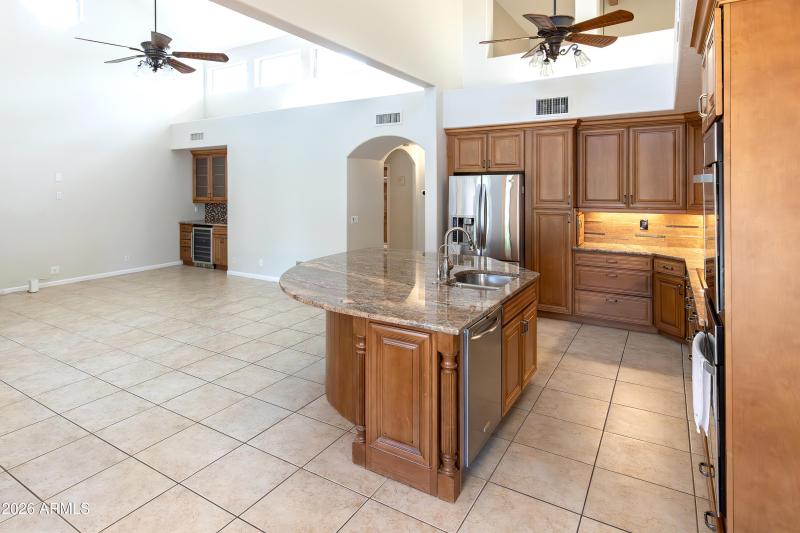 Kitchen & Family room