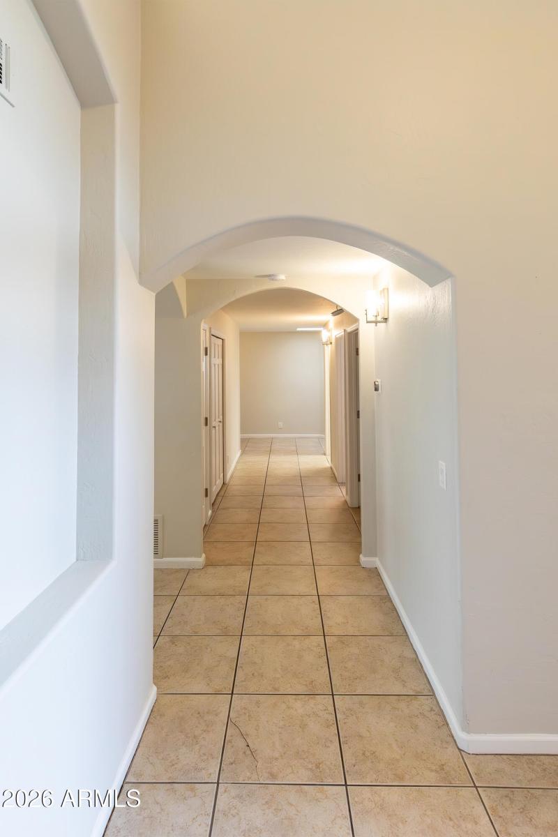 Hallway to bedrooms