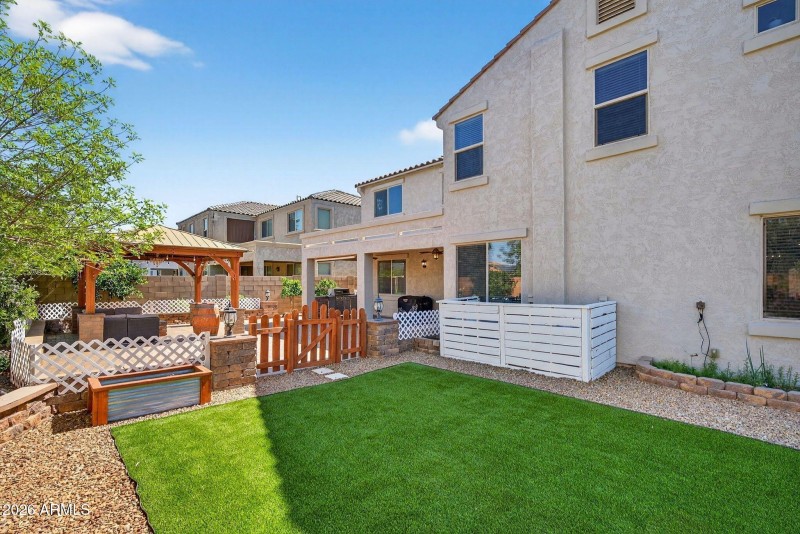 Lush landscaping + gardens