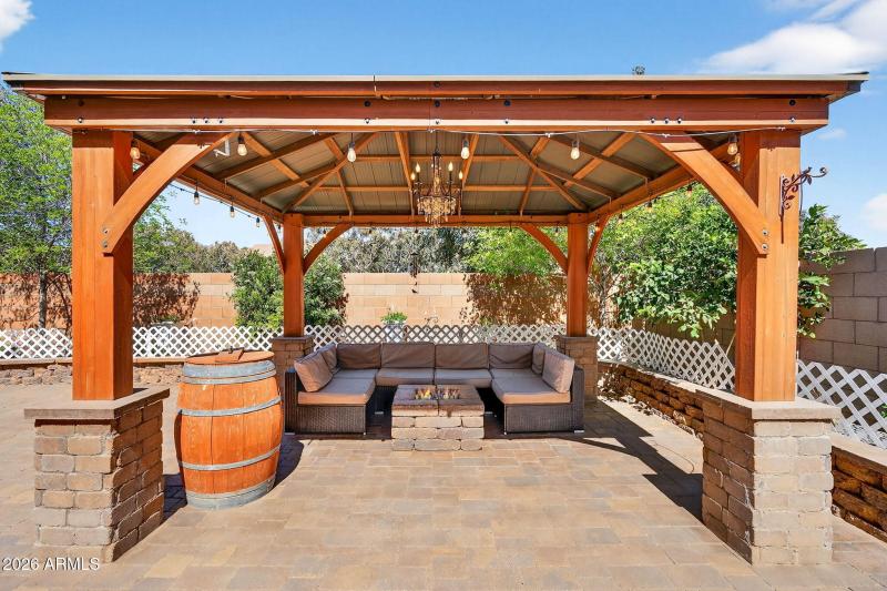 Gazebo for shade and gathering