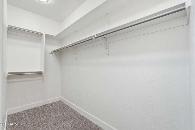 Primary walk-in closet