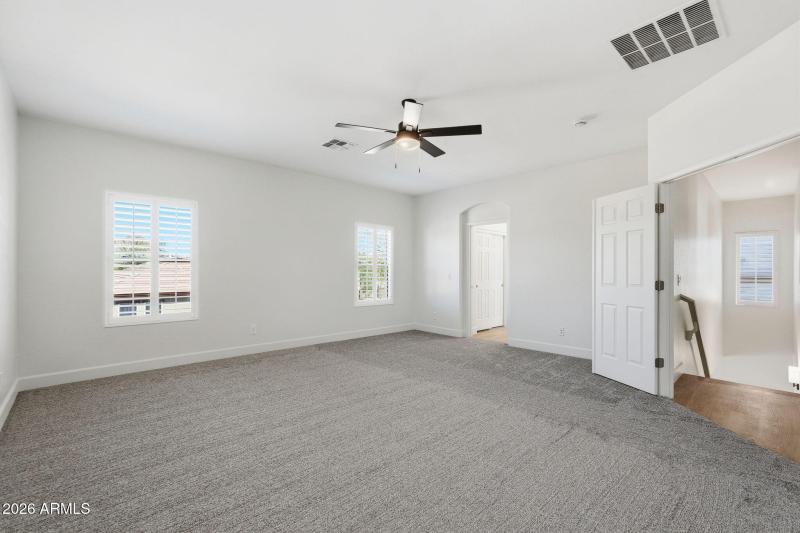 French doors @ primary suite