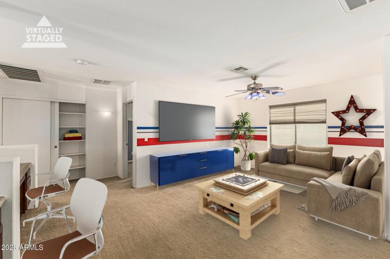 VIRTUAL STAGED- loftbonus room