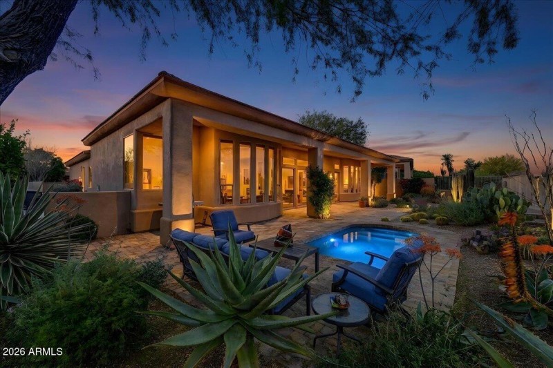 46-Twilight Exterior Back