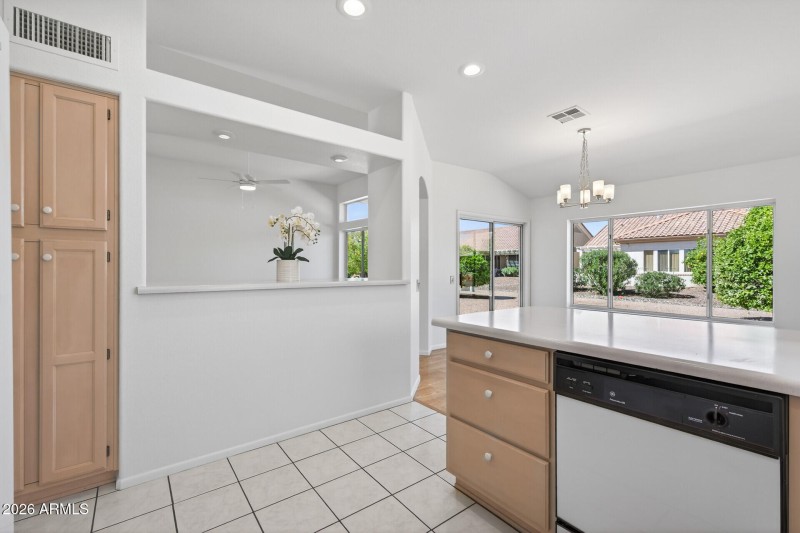 pass through to the living room