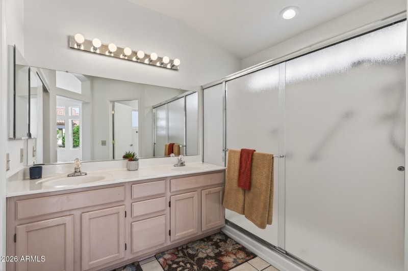 Primary bath - dual vanities