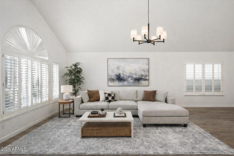 Dining Room Virtually staged
