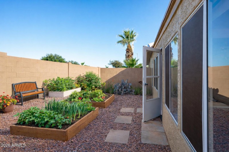 Sideyard - Digitally Rendered Garden