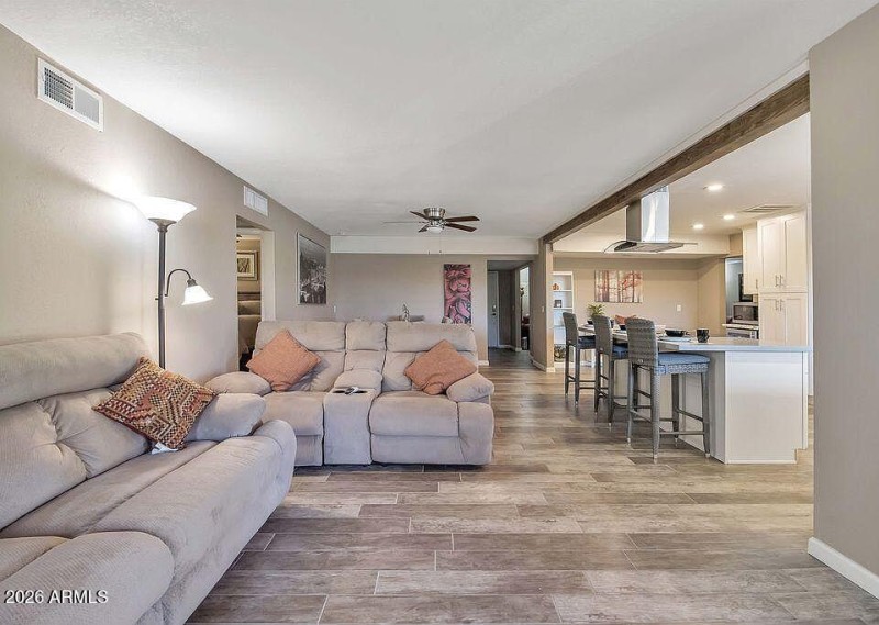 Alder Kitchen and Family Room 2