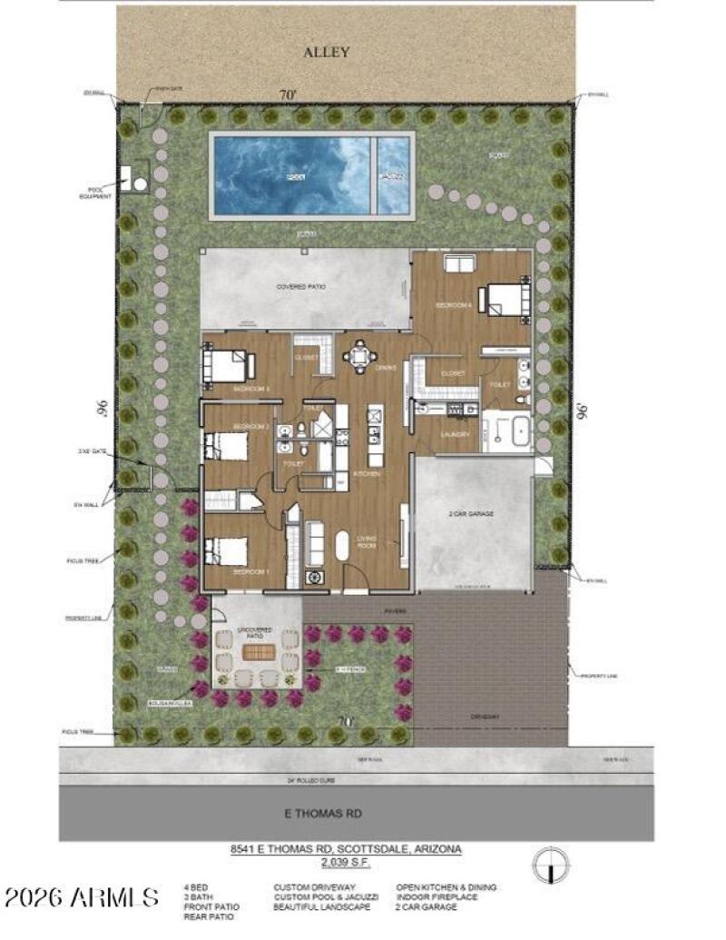 COLORED SITE PLAN