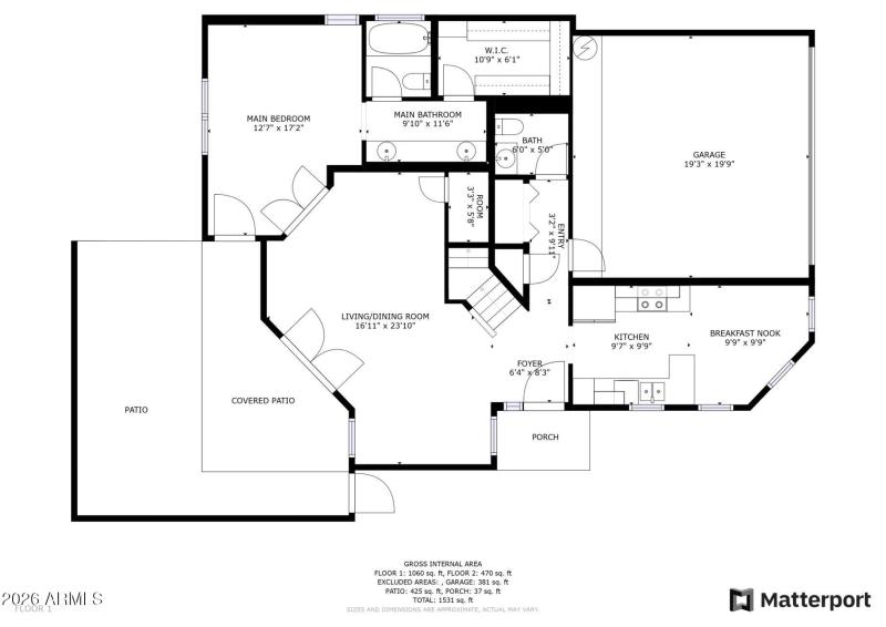 16 floorplan