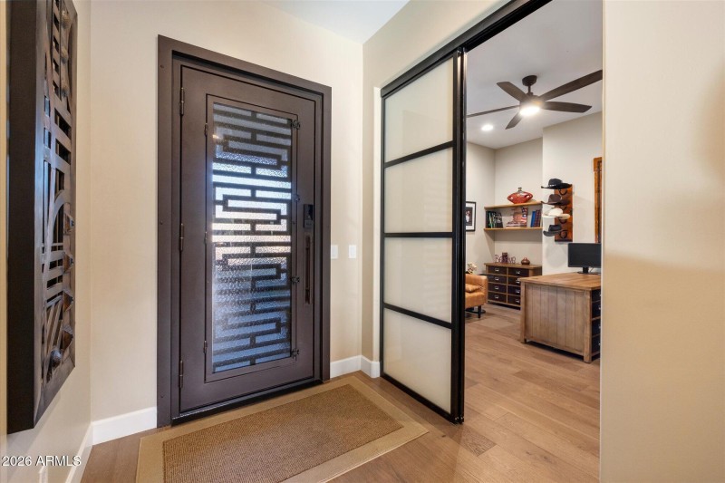 Front entry with den entry