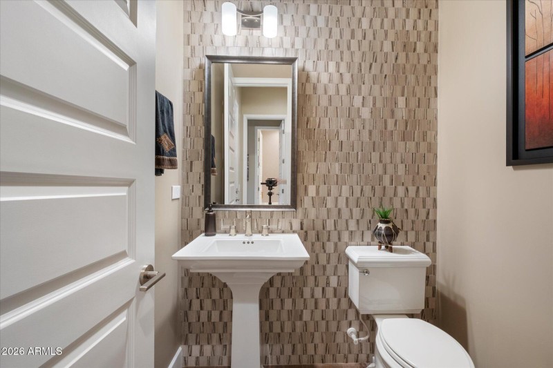 Hallway bathroom