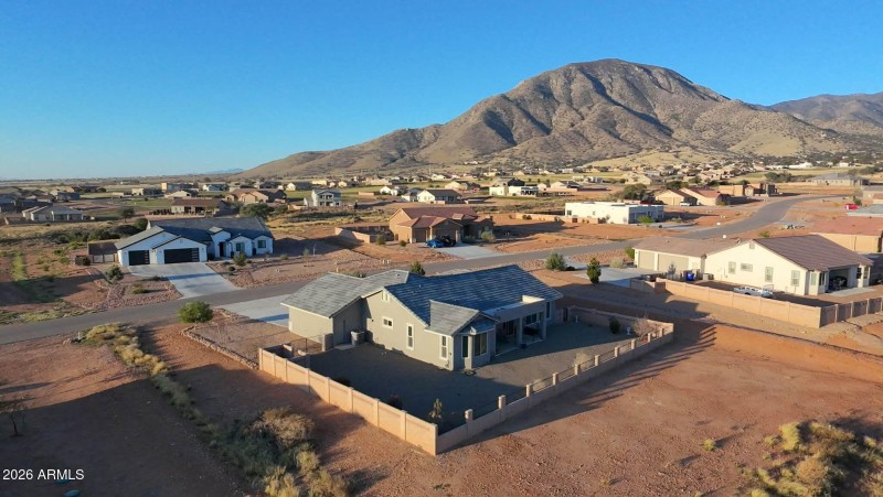 Drone with mountain View