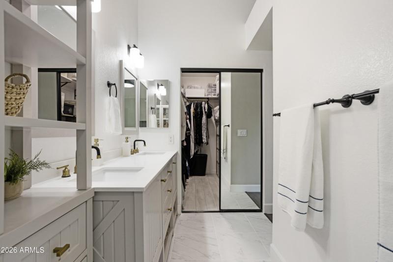 Master bath & closet 1