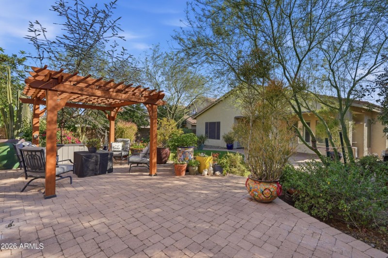 Backyard sitting Area