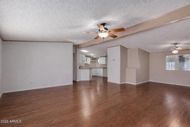 living room-dining combined