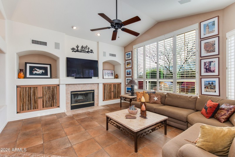 Family Room + Fireplace