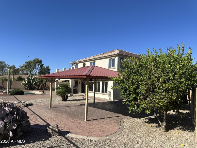 4 different patio areas