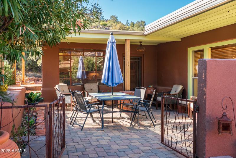 Front patio - Main House