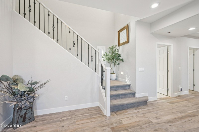 Upgraded Railing Staircase