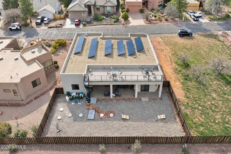 Virtual Backyard Gravel Aerial