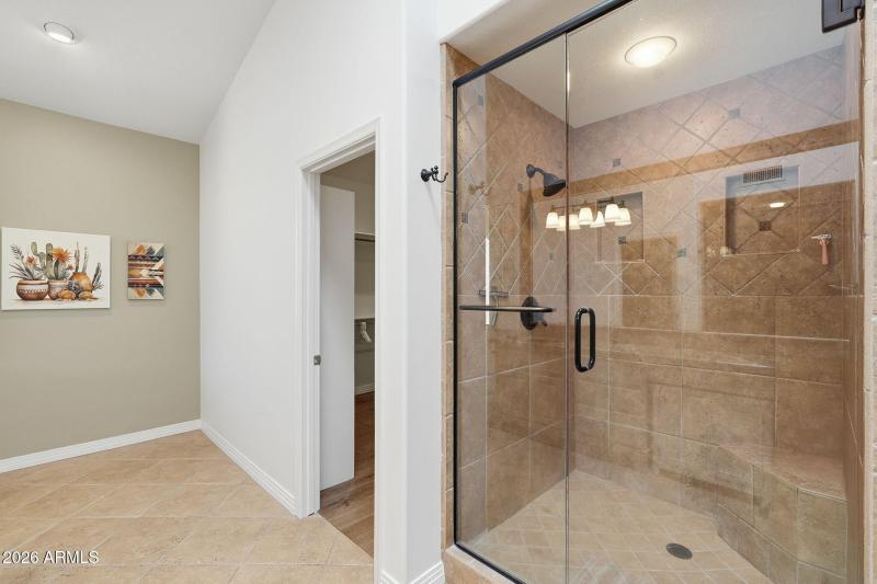 Master Bathroom walk-in shower