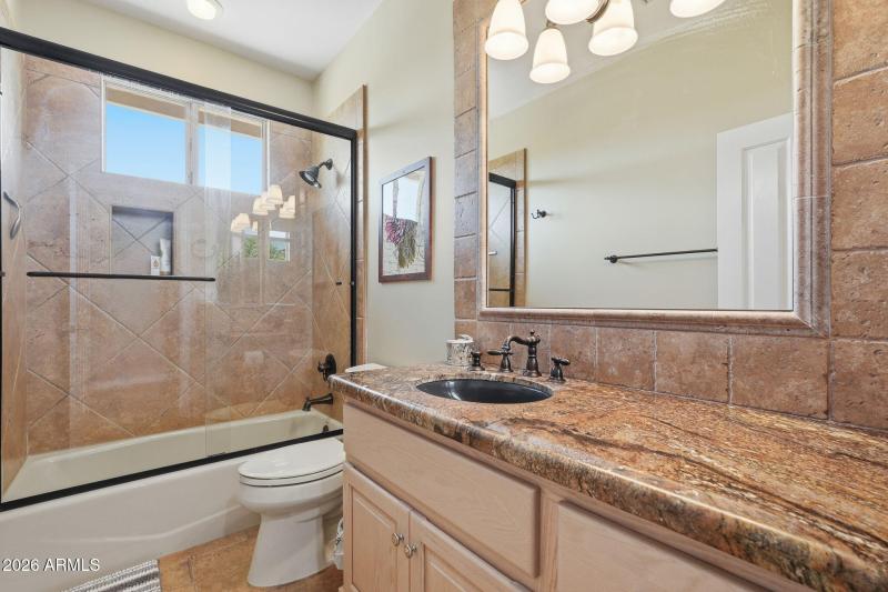 Guest Bathroom with tub & shower