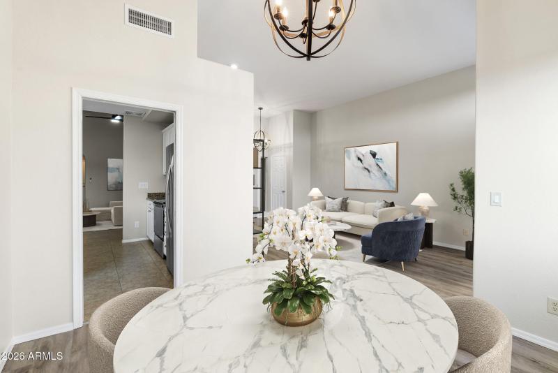 Dining Area to Kitchen