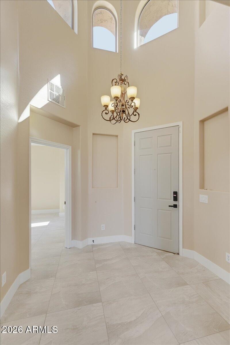 Vaulted Ceiling Entry