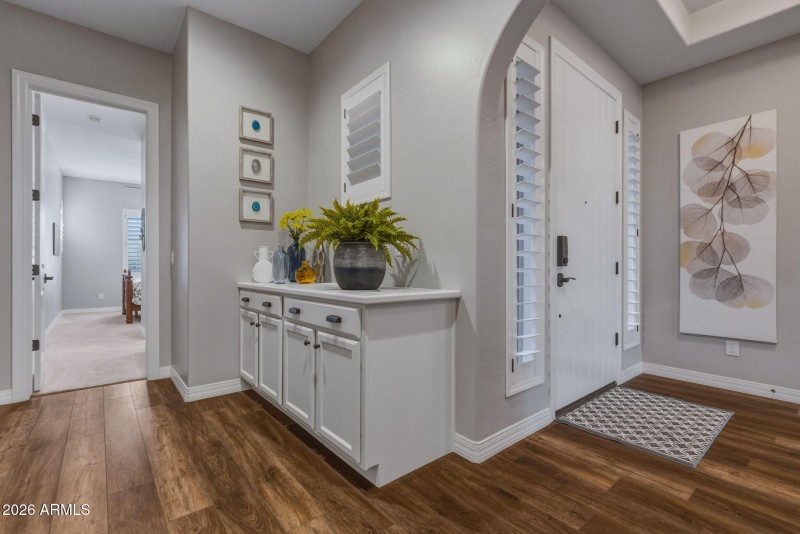 Storage Nook in Foyer